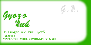 gyozo muk business card
